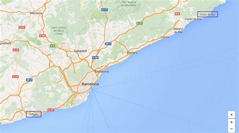 distancia de salou a sitges|Distancia entre Salou y Sitges